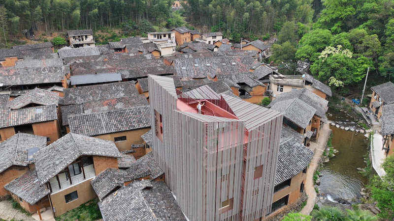 松庄村老房子改造而成的“织”美术馆(受访人供图)